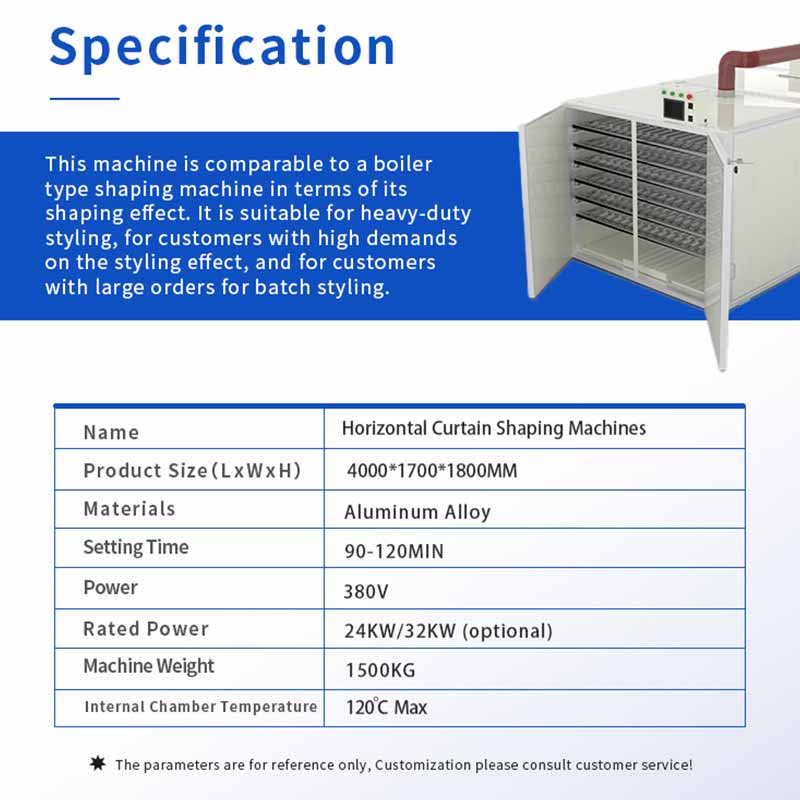 Horizontal Box Curtain Setting Machine