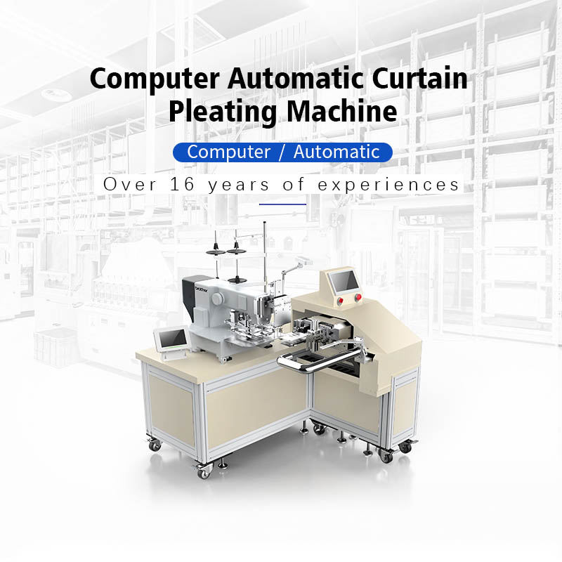 Automatic Curtain Pinch Pleating Machine