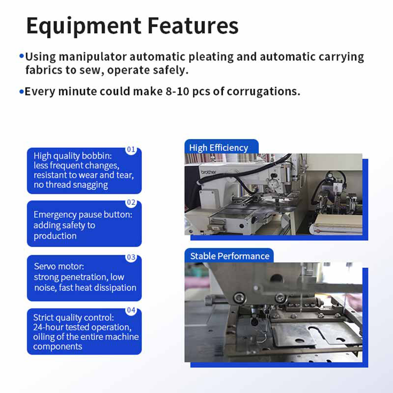 Fully Automatic Curtain Pleating Sewing Machine