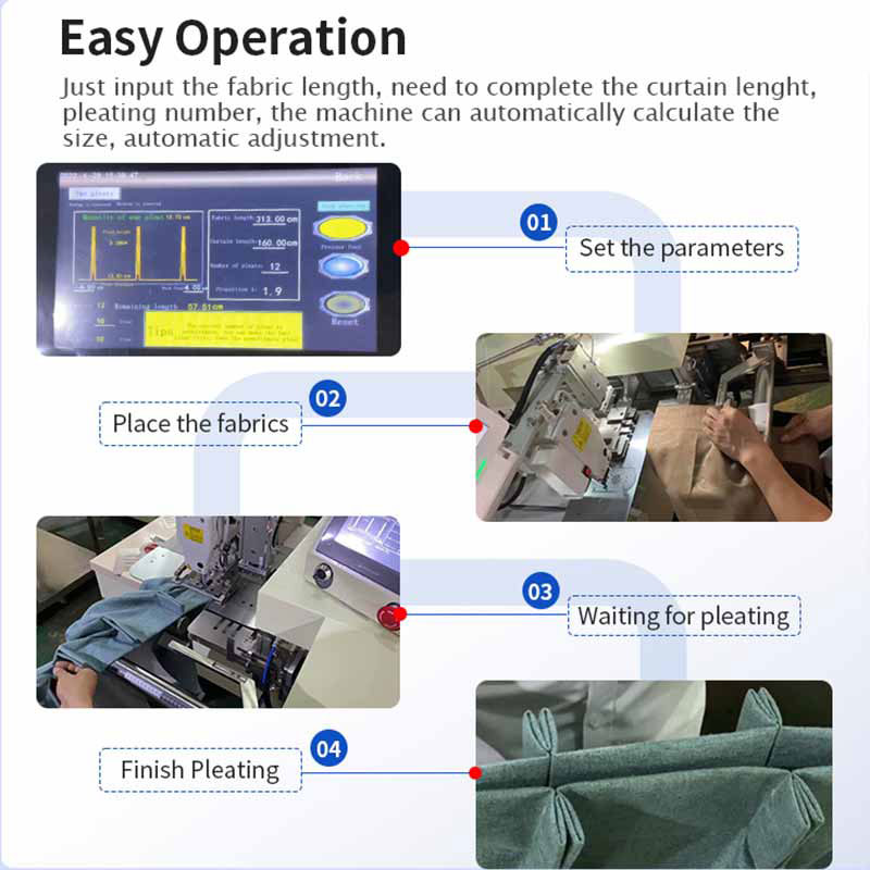 Curtain Pleating Sewing Machine