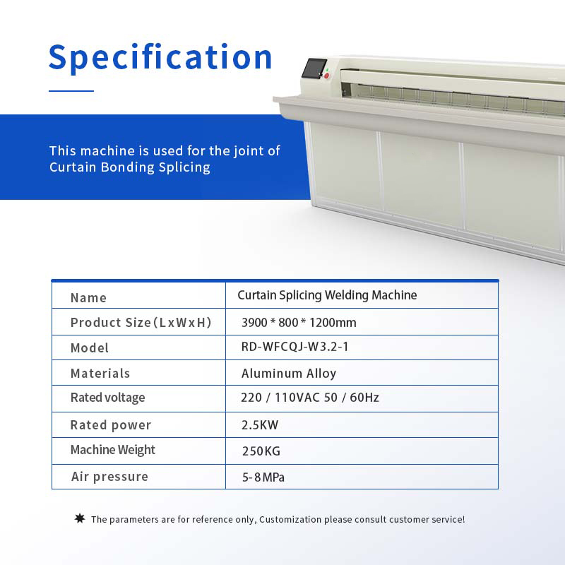 Seamless Curtain Bonding Splicing Machine